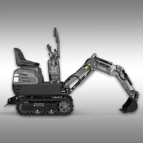 JANSEN MB-500 Mikrobagger Komplett-Set mit Anbaugeräten