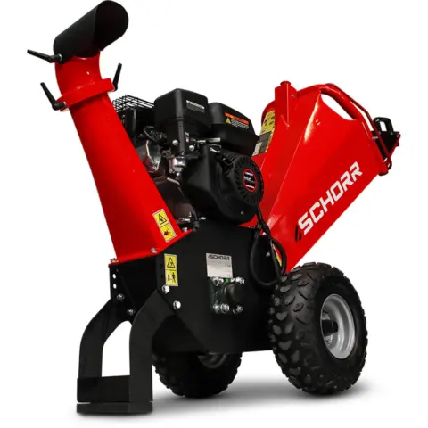 SCHORR RR100THX Benzin-Holzhäcksler für Schnittgut bis 100 mm