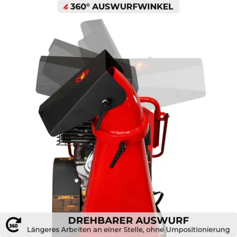 SCHORR RR150THX Benzin-Holzhäcksler für Schnittgut bis 150 mm