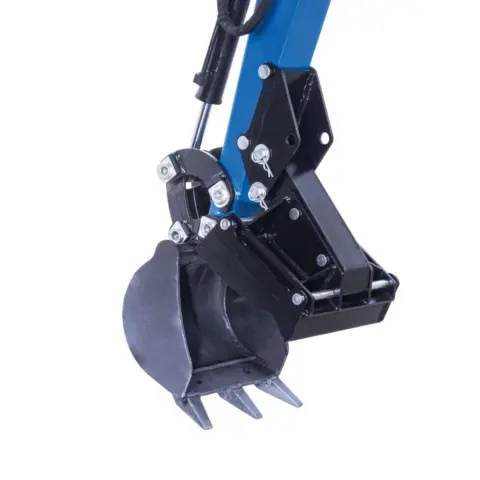 Scheppach EXC815 XXL Benzin-Minibagger im Zubehör-Set