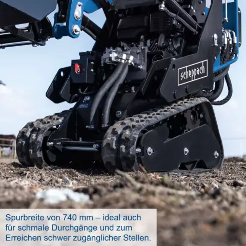 Scheppach MKL730 Kompaktlader mit Ladeschaufel