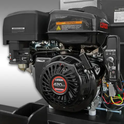 JANSEN GTS-1000pro Benzin-Gartenhäcksler mit 15-PS-Motor