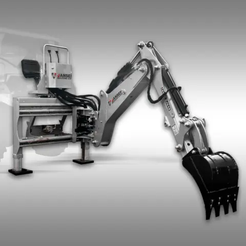 JANSEN BHSM-225 Heckbagger für Traktoren mit Seitenverschiebung