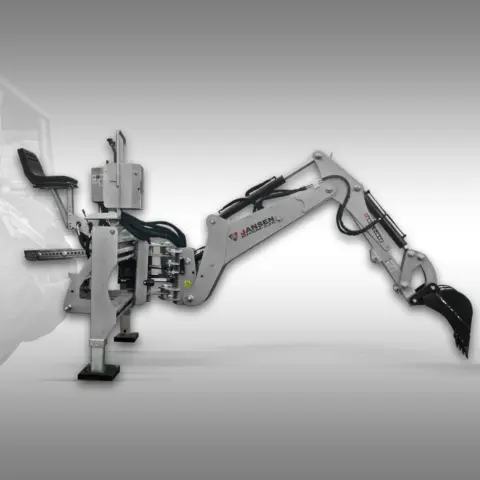 JANSEN BHSM-225 Heckbagger für Traktoren mit Seitenverschiebung