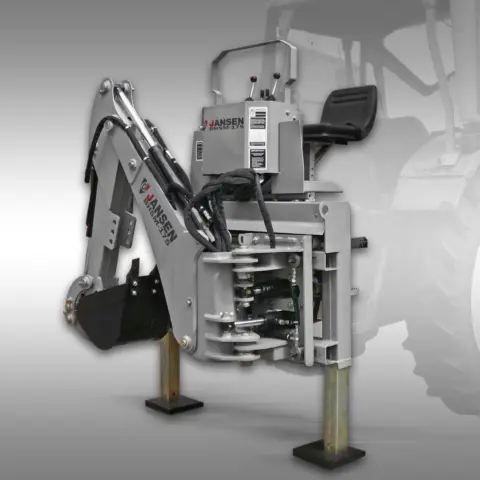 JANSEN BHSM-175 Heckbagger für Traktoren mit Seitenverschiebung