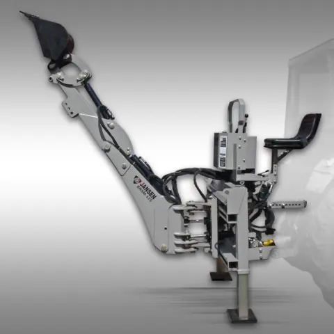 JANSEN BHSM-175 Heckbagger für Traktoren mit Seitenverschiebung