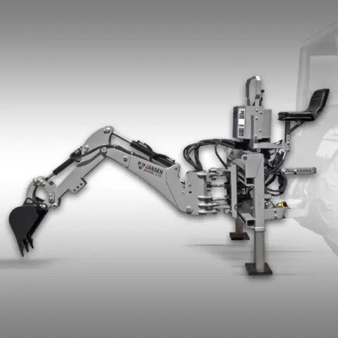 JANSEN BHSM-175 Heckbagger für Traktoren mit Seitenverschiebung