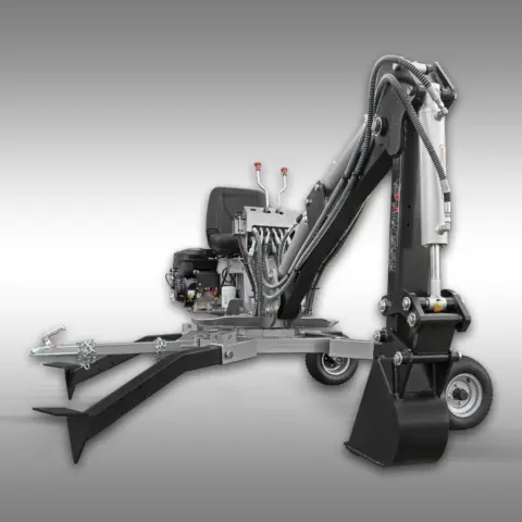 JANSEN MB-360° Benzin-Minibagger mit Briggs & Stratton-Motor