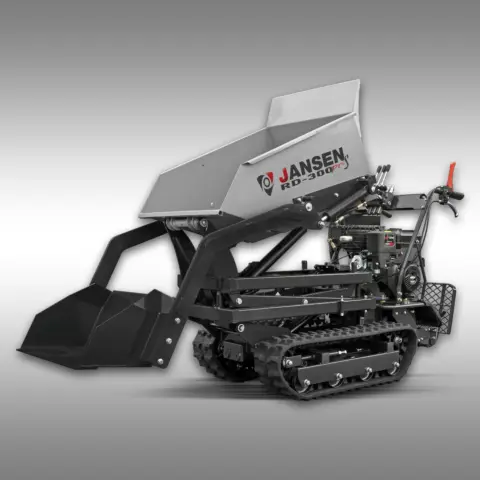 JANSEN RD-300proS Raupendumper mit Hochkipper und Selbstladeschaufel