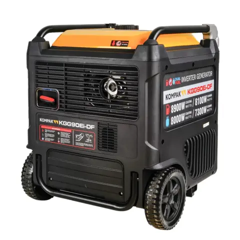 KOMPAK KGG90Ei-DF – Dual-Fuel-Invertergenerator 230/400 V