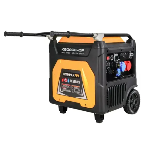 KOMPAK KGG90Ei-DF – Dual-Fuel-Invertergenerator 230/400 V