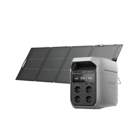EcoFlow DELTA 3 Plus – Powerstation-Sets 1.024 Wh / 1.800 W