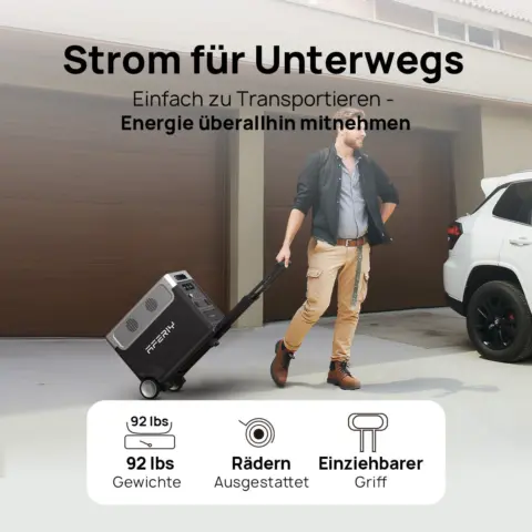AFERIY P310 – Erweiterbare Powerstation 3.840 Wh / 3.600 W
