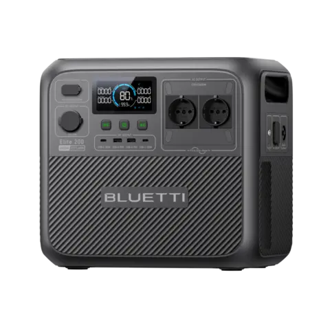 BLUETTI Elite 200 V2 – Solargenerator-Set 2.073,6 Wh / 2.600 W